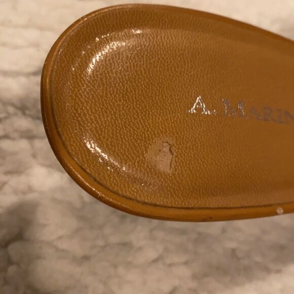 A. Marinelli Leather Electra Sling Back Shoe 8.5 - Picture 12 of 12